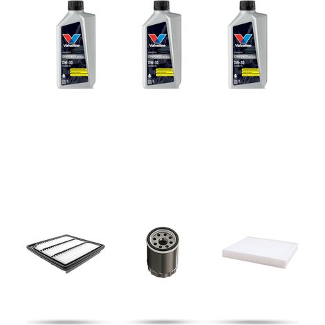 Kit tagliando 3 FILTRI e 3L OLIO compatibile con Kia Picanto III (JA) 1.0 49kw dal 2017 (1/5)