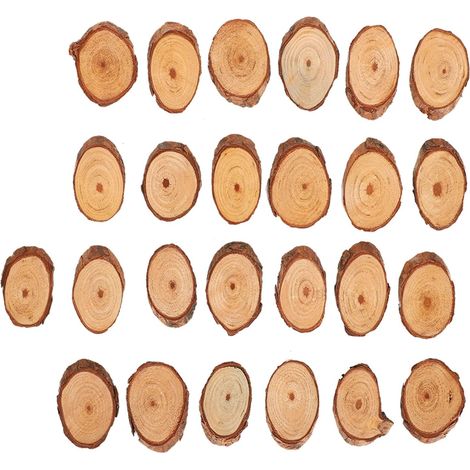 25 pièces pin ovale pièce oblique bricolage maison peinture fait à la main décoration festive artisanat (1/5)