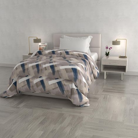 Couette d'hiver, rembourrée et imprimée, Pennellate, 220x260cm (1/3)