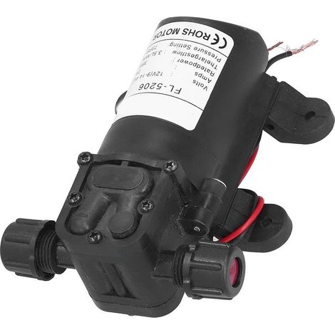 Pompe à diaphragme 12V 36W Double filetage Mini pompe à eau haute pression DC pour pulvérisateur agricole (1/5)