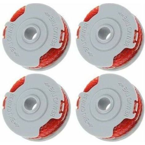 Lot de 4 Bobine Fil Coupe Bordure pour Flymo FLY021 Bobine de Fil Debroussailleuse Bobine de Rechange pour flymo Coupe Bordure 36ft/1,5 mm (1/4)