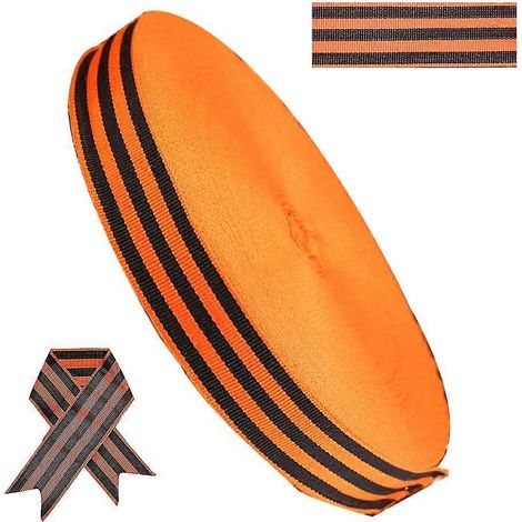 St.-Georgs-Band, Kriegssiegesband, Russisches Gardeband, Schweres Gardeband, Orange-schwarzer Streifen (1/5)