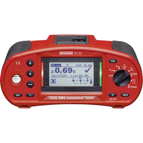 Benning IT 115 Testeur d'installation Norme VDE 0100, 0105 (1/3)