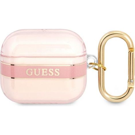Collezione Guess GUA3HHTSP AirPods 3 cover rosa/cinturino rosa (1/3)