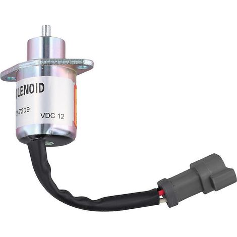 Électrovanne d'arrêt 12 V 172-7209 pour moteur 3024C 3034 (1/5)