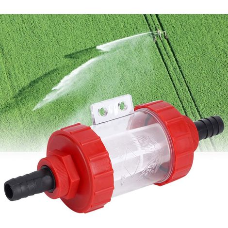 Filtre de pompe transparent en plastique pour tuyau d'interface d'irrigation de jardin pour filtre de pompe à eau (1/5)