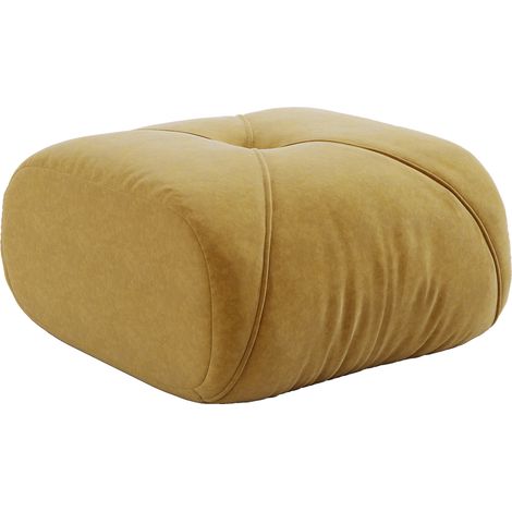 GagaPouf Elowin en chenille jaune (1/5)