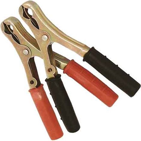 paire de pinces pour câbles de batterie 90 ampères - 145 mm