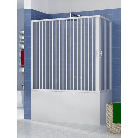 Box vasca Libertè 70x170 H150 cm due ante con  apertura angolare (1/5)