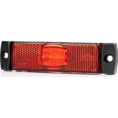 Fanale di ingombro a LED rosso 12-36V (1/4)