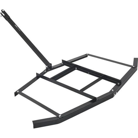 Acier Q235 Robuste Sol Aplani Efficacement Herse Traînée 1670 mm Râteau Remorquable pour Allée Gravier Jardin VTT UTV (1/5)