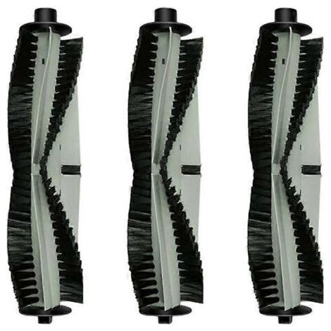 Lot de 3 brosses principales de rechange pour balais robots iLife A7/A9S/X785/X750/X800