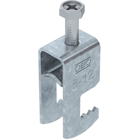 OBO Bettermann Bügelschelle 2056 08-12mm Stahl tauchfeuerverzinkt, 100 Stück, 1187402
