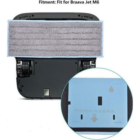 IROBOT Lingettes réutilisables pour lavage des sols Braava Jet M6 YESM4 (1/4)