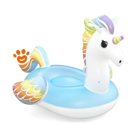 Bestway Cavalcabile Unicorno Gigante con Maniglie (224x164cm) Art. 41113 - Confezione 1 Pezzo - Gonfiabili