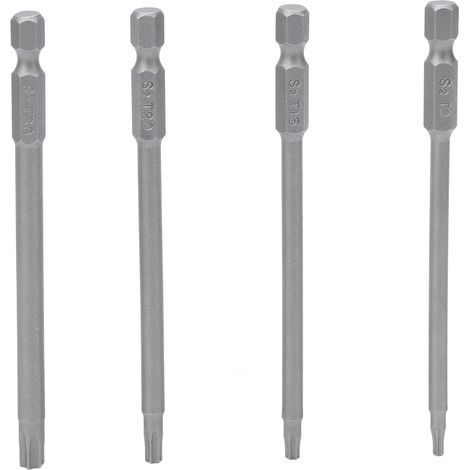 11 embouts de tournevis Torx de 75 mm avec trou central (1/5)