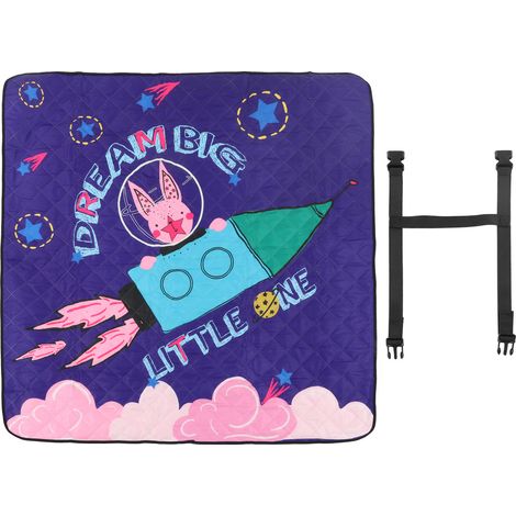 Tapis de pique-nique extérieur imperméable, doux en PE coton léger, tapis de plage pour jardin camping voyage (1/5)