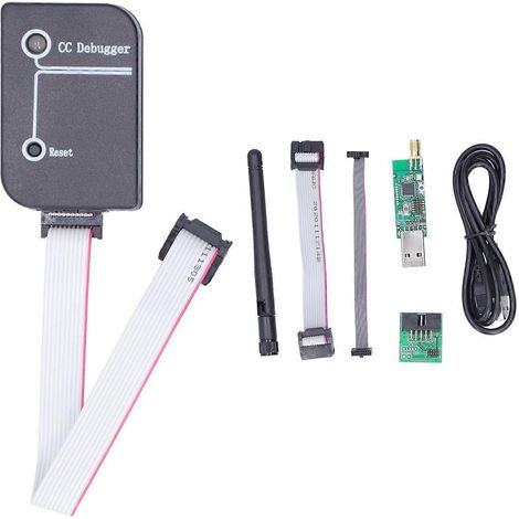 Kit d'accessoires pour module émulateur USB de programmation de système RF CC Debugger pour Zigbee CC2531