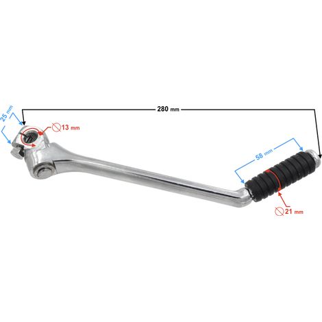 Palanca de arranque a patada para ciclomotor FR 2 (1/2)