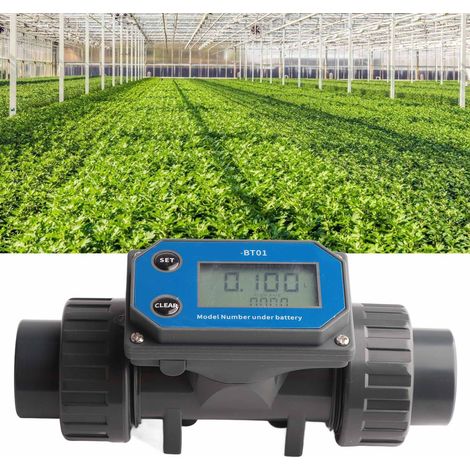 ZJLCD-BT01 digitaler Durchflussmesser für hohe Durchflussmengen in der landwirtschaftlichen Bewässerung, elektronischer Sensor für Abwasserrohre, Flüssigkeitsmessgerät (1/5)