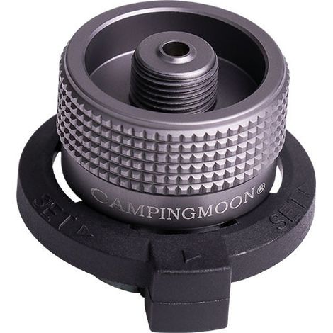 Dripex Adaptateur de conversion verrouillable, pour type de bouteille de buse/cartouche de gaz butane/cartouche de gaz à visser/cartouche de valve Lindal (Z11) (1/5)