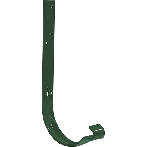 Crochet de gouttière 125 mm acier – 125 x 153 mm – Vert RAL 6020