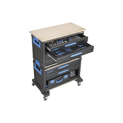 Carro para herramientas WorkMo  anchura 845 mm  6 cajones  H x