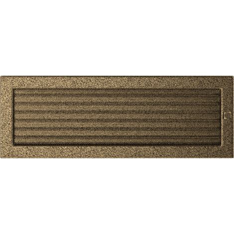 Vent Cover 17x49 black and gold with blinds (1/4)