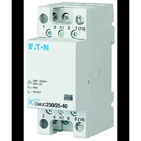 EATON 137405 CONTACTEUR, 230 VAC/DC, 4Ö, 25 A