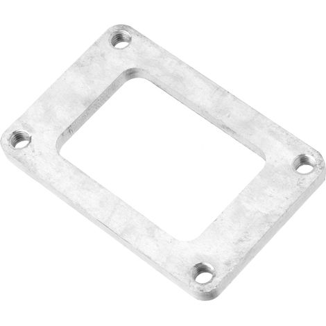 Adaptateur à bride soudée en acier inoxydable de 1/2 pouce d'épaisseur pour turbocompresseur à admission unique T6 (1/5)
