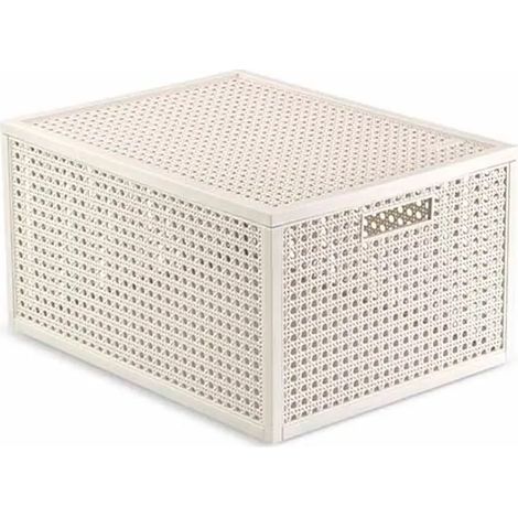 Curver Kaya M Aufbewahrungskorb 20 l, 37,6x30x20,7 cm, weiß