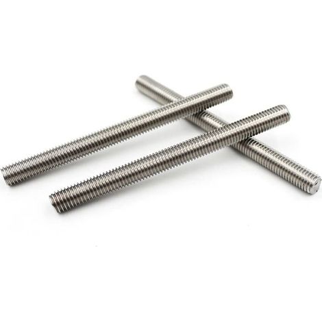 Tige filetée M3, boulon de fixation entièrement fileté en acier inoxydable, M3×16mm, 20 pièces.