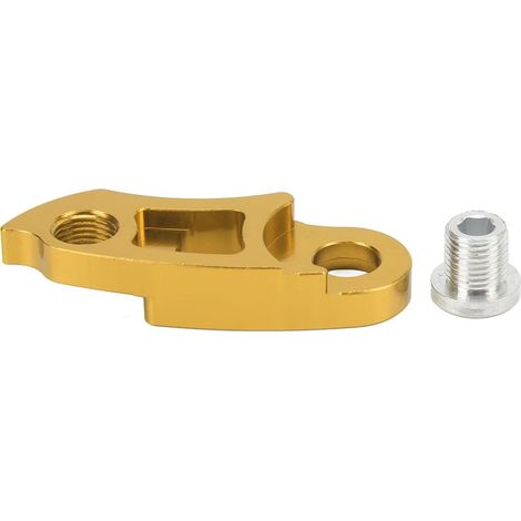 Dérailleur arrière vélo rallonge crochet queue aluminium allié support cadre or (1/5)