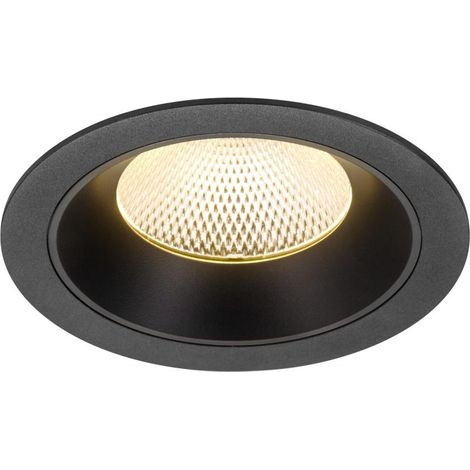 Encastré downlight NUMINOS® XL intérieur3000 K 40° IP20 rond noir - SLV - 1009939
