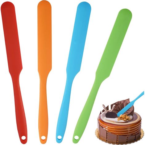Spatule Silicone, 4 Pièces Coloré Maryse Patisserie (1/5)