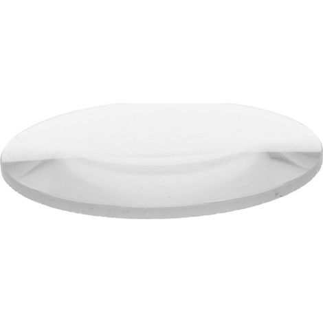 Lentille Convexe Design Polyvalent Diamètre 100mm en Verre Focale 100mm et Remplacement Facile et Grossissement pour Expérience Solaire pour Laboratoire de Physique