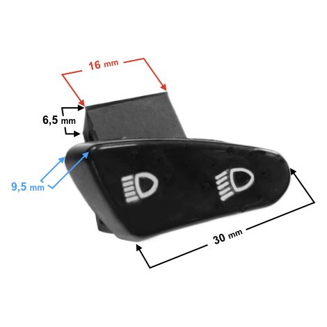 Interruptor de luces altas/bajas para patinete Primo (1/4)