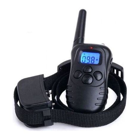 Rechargeable electric training collar, waterproof, wireless remote control, 300-meter range, suitable for dog training (1/4)