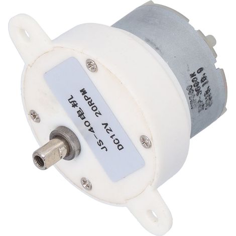 Moteur réducteur 12V 20 tours/min pour jouets et machines JS-40