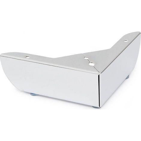 Q&ampQ pata metal escuadra brava h50 cromo , La PATA METAL ESCUADRA BRAVA H50 CROMO es una pata de mueble o sofá de metal con acabado en cromo y una altura de 5