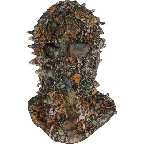 Chapeau intégral camouflage 3D pour la chasse et les aventures en plein air (1/5)