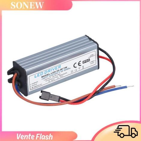 Pilote Led - Alimentation Étanche Ip65 En Aluminium - 95-265 V Ac À 75-126 V Dc 300 Ma - Pour Panneaux Led Série 25-36x1 W - 1 Pièce (1/5)