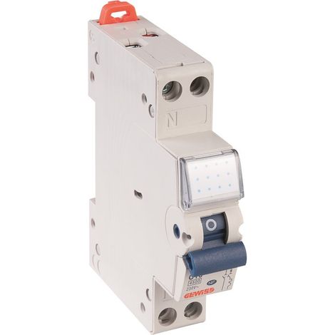 DISJONCTEUR PH+N CONNEXION À VIS - 1 module - 32 A - Gewiss