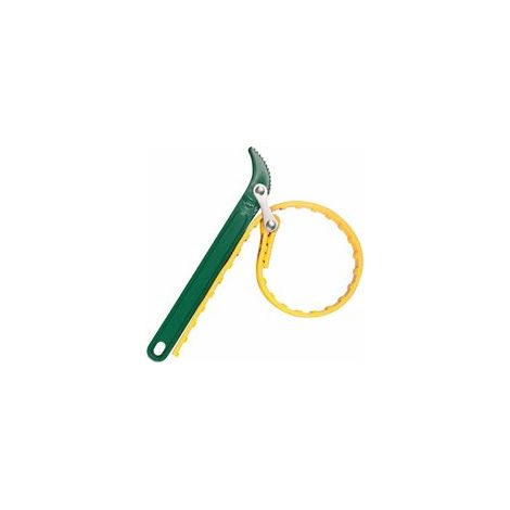 Clé à filtre à huile multifonction en caoutchouc 20,3 cm, à cliquet, jaune – (1/5)