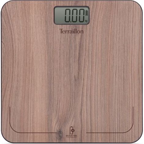 Balance Terraillon Power Free Natura 15615 dynamo 180 kg verre trempé, écran LCD 30 x 30 cm (1/3)