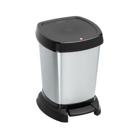Rotho Kosmetikeimer Paso silber metallic 6 L Kosmetikeimer (1/5)