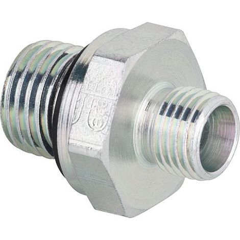 Nipple special avec joint torique perbunan - 1/4" cyl. x LL 6 pour flexible fioul Körting, Elco
