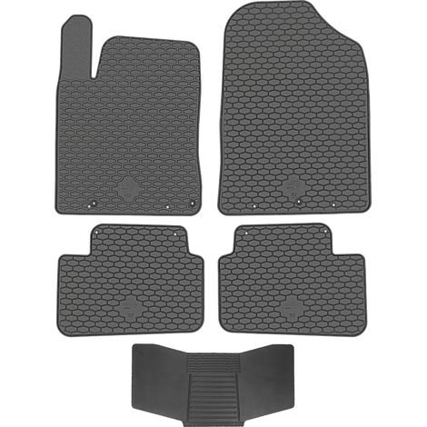 Tappetini DOMA 221235 + copertura 251992 - Hyundai i30 III 2017- STOP. MONTATO HK anteriore (1/5)