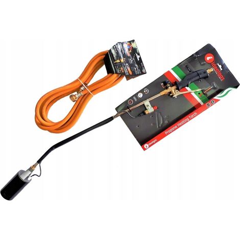 IdealGas Soplete de Gas para Techadores 80KW con Encendedor Piezoeléctrico, ideal para trabajos de techado y soldadura, potente y eficiente
