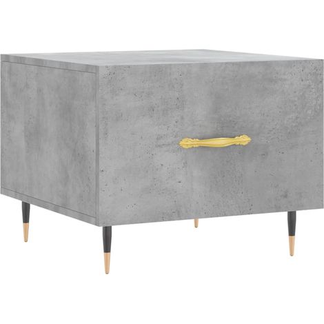 Maison Exclusive - Tavolino Salotto Grigio Cemento 50x50x40 cm Legno Multistrato